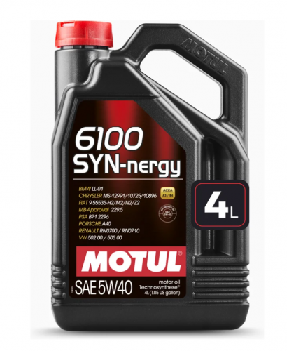 фото Масло Motul 6100 5w40 SYN-nergy SAE 4L 107978 ,  , , 