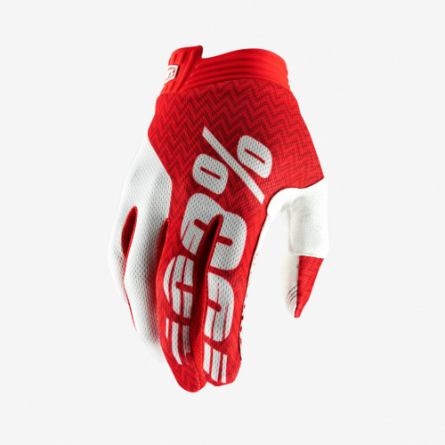 фото Мотоперчатки 100% ITrack Glove Red/White XL(10015-020-13) 10015-020-13 ,  , , 