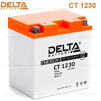 фото Аккумулятор DELTA CT 1230 (YTX30L, YТX30L-BS, YB30L-B)  CT1230 YTX30L YТX30L-BS YB30L-B