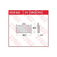 фото Колодки тормозные TRW MCB602 SV (FDB 574)  FDB574 MCB602SV