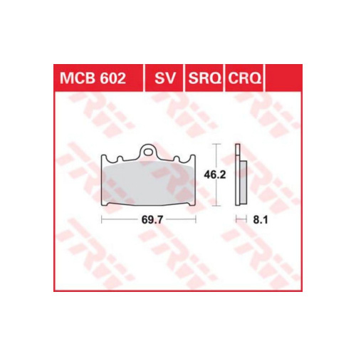 Колодки тормозные TRW MCB602 SV (FDB 574) FDB574 MCB602SV , фото Колодки тормозные TRW MCB602 SV (FDB 574) FDB574 MCB602SV , , ,