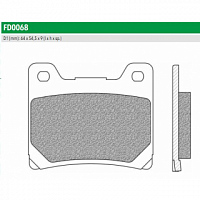 фото Колодки тормозные NEWFREN FD0068TS (FDB337ST)  FDB 337 ST ( FD0068TS )