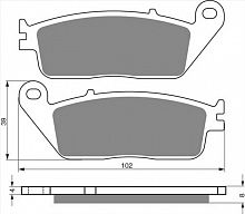 фото Колодки тормозные GOLDfren 022 S33 (FDB570)  FDB 570 ST (022 S33) 