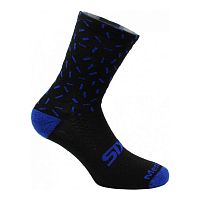 фото Носки SIXS Merinos Socks Black/Blue Line, 36-39  MESO--I-NELI