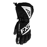 фото Перчатки FXR Fuel с утеплителем Black/White, XL  220810-1001-16