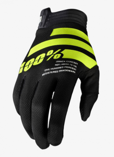 фото Мотоперчатки 100% ITrack Glove черно-зеленый L (р)  ,  , , 
