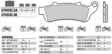 фото Колодки тормозные BREMBO 07HO4206 (FDB 2098 и 2073)  07HO4206