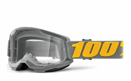 Очки 100% Strata 2 Goggle Izipizi / Clear Lens черный/желтый 50421-101-07 , фото Очки 100% Strata 2 Goggle Izipizi / Clear Lens черный/желтый 50421-101-07 , , ,