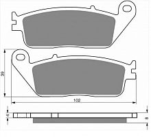 фото Колодки тормозные GOLDfren 022 S3 (FDB570)  FDB 570 P (022 S3) 