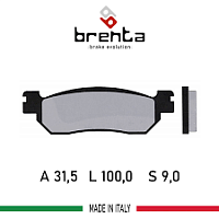 фото Колодки тормозные Brenta FT3022 (FDB2083 P)  FDB 2083 FT 3022