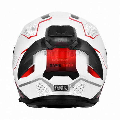 фото Мотошлем HAWK MOTO SPORT, Чёрный/Красный S HM-SPORT-RED-S ,  , ,  фото 2