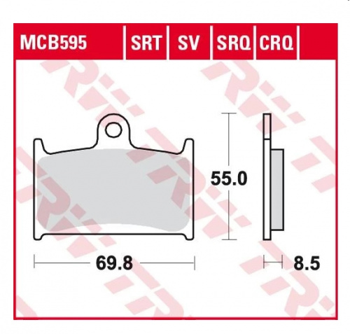 Колодки тормозные TRW MCB595 (FDB557) FDB 557 ( MCB595 ) , фото Колодки тормозные TRW MCB595 (FDB557) FDB 557 ( MCB595 ) , , ,