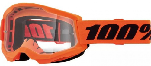 фото Очки 100% Strata 2 Neon Orange / Clear 50027-00015 ,  , , 