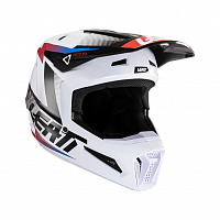 фото Мотошлем Leatt Moto 2.5 Helmet (Black/White, L, 2024 (1024060483))  1024060483