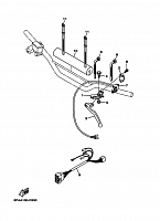 фото Кронштейн сцепления Yamaha 38V-82911-00 YZ85  38V-82911-00