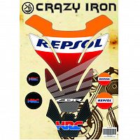 фото Наклейка на бак CRAZY IRON, HONDA REPSOL  cipr9014