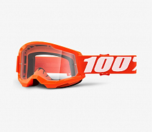 фото Очки 100% Strata 2 Goggle Orange / Clear Lens  50421-101-05