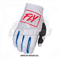 фото Мотоперчатки FLY RACING LITE (2022) красный/белый/синий, 9  140126-956-6285
