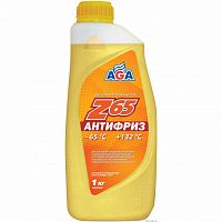 фото Антифриз AGA Z-65 желтый +132 1л.  AGA042Z