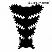 фото Наклейка на бак CRAZY IRON черная 2  cipr1039