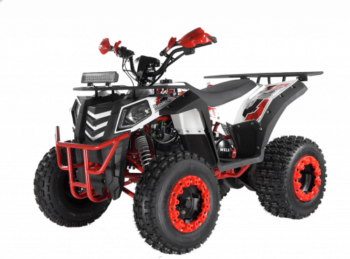 Квадроцикл WELS THUNDER EVO X2 200 бело-красный , фото Квадроцикл WELS THUNDER EVO X2 200 бело-красный , , ,