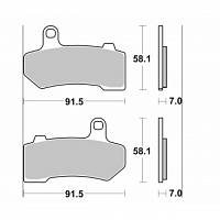 фото Колодки тормозные МОТО BREMBO 07HD13SA (FDB2179)  FDB2179