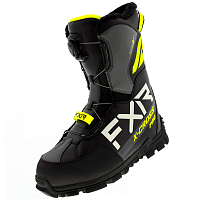 фото Ботинки FXR X-Cross Pro BOA с утеплителем Black/Hi Vis, 10,5/12,5  220707-1065-44