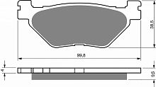 фото Колодки тормозные GOLDfren 165 S33 (FDB2156)  FDB 2156 ST (165 S33)
