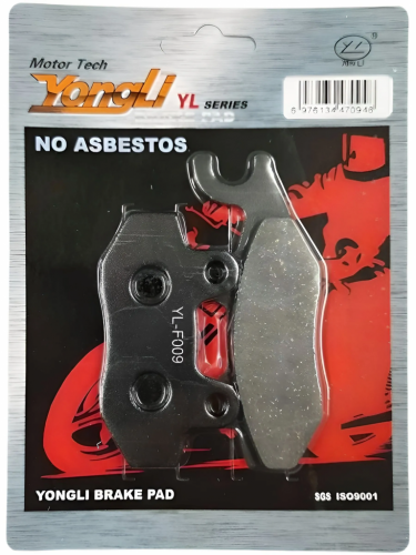 фото Колодки тормозные YONGLI YLF009 (FDB631 P) FDB 631 FT 4064 BRAKING	725 <br>
BREMBO	7071 <br>
BREMBO	07YA20 <br>
BREMBO	07YA22 <br>
BRENTA	3064 <br>
BRENTA	4064 <br>
CL BRAKES	3036 <br>
CL BRAKES	3086 <br>
CL BRAKES	2326 <br>
COBREQ	N-940 <br>
EBC	FA165 <br>
FRAS-LE	PD/861 <br>
GALFER	FD117 <br>
GOLD FREN	009 <br>
GOLD FREN	088 <br>
LUCAS/TRW	MCB615 <br>
NEWFREN	FD0163 <br>
SBS	638 <br>
SBS	688 <br>
SBS	134 <br>
SBS	633 <br>
VESRAH	VD-250,  , OEM Cagiva	8000 66785  <br>
OEM Honda	06455 KEB 901  <br>
OEM Honda	06455 KEB 900  <br>
OEM Kawasaki	43082 0081  <br>
OEM Suzuki	59100 05820  <br>
OEM Suzuki	69100 31820  <br>
OEM Triumph	T2020555  <br>
OEM Triumph	T2020560  <br>
OEM Triumph	2020071T0301  <br>
OEM Yamaha	3LD W0045 10  <br>
OEM Yamaha	3LD W0046 01, 