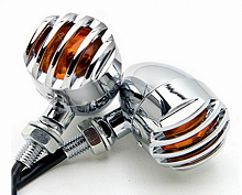 фото Поворотники CHOPPER Chrome пара  