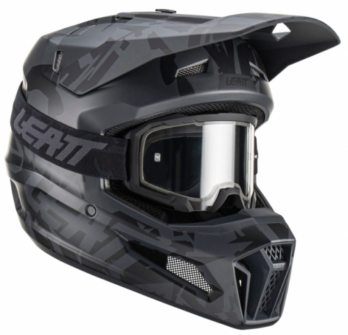 фото Шлем Leatt Moto 3.5 Helmet Kit (Stealth, S) 1023011151 ,  , , 