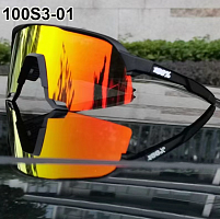 фото Очки спортивные 100% S3 чёрный/ораньжевая линза (Replica)  s3-blk-orange