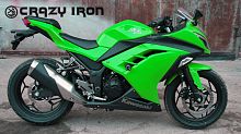 фото Слайдеры CRAZY IRON KAWASAKI NINJA 300R ОТ `13-  4135