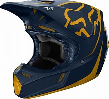 фото Мотошлем Fox V3 KILA HELMET NAVY/YELLOW L  21766-046-L