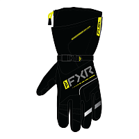 фото Перчатки FXR Fuel с утеплителем Black/HiVis, XL  270810-1065-16