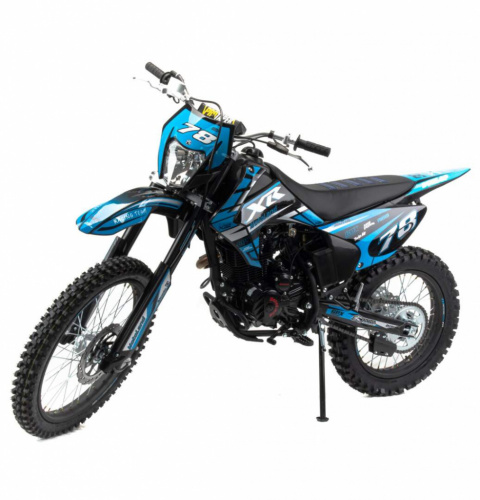 фото Мотоцикл кроссовый Motoland XR300 LITE синий (175FMM) 00000021939 ,  , , 