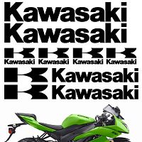фото Комплект наклеек CRAZY IRON Kawasaki pack   