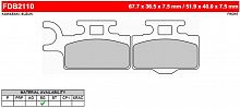 фото Колодки тормозные Ferodo FDB2110 DX  FDB 2110 DX