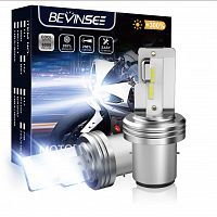 фото Лампа cветодиодная Bevinsee BA20D, 12 В, 3000 лм, H6 LED  