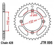 фото Звезда задняя JTR895-49 SX85  JTR895-49