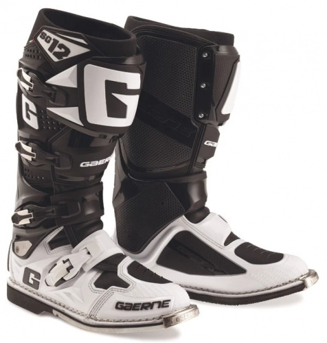 фото Мотоботы Gaerne SG-12 Black/White 45 2174-083-45 ,  , , 