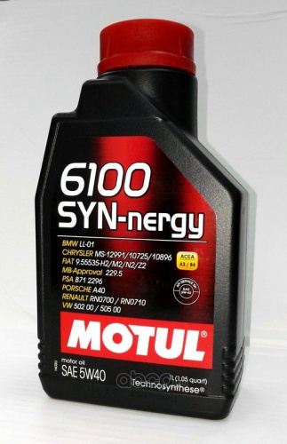 фото Масло Motul 6100 5w40 SYN-nergy SAE 1L 107975 ,  , , 