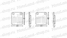 фото Колодки тормозные дисковые #3 X-TECH (semi-metallic) полуметаллические  #3 00000011945