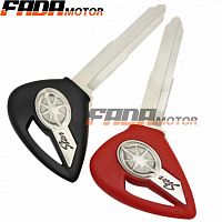 фото Болванка ключа YAMAHA STAR, цвет черный, левый, длинна:45мм (06)  key-star-blk-l-45
