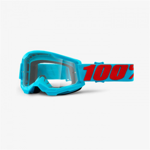 Очки 100% Strata 2 Goggle Summit / Clear Lens бирюзовый/красный 50421-101-08 , фото Очки 100% Strata 2 Goggle Summit / Clear Lens бирюзовый/красный 50421-101-08 , , ,