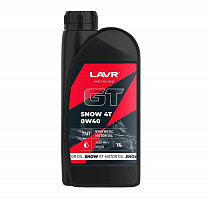 фото масло LAVR GT Snow SN MOTO 4T, 0W40, 1 л   Ln7767