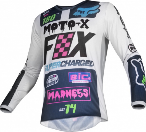 фото Мотоджерси детская Fox 180 Czar Kids Jersey Light Grey KM 21750-097-KM ,  , , 
