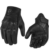 фото Мотоперчатки ICON Кожа перфорация L  