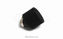 фото Фильтр возд. нулевик (d=48mm) с загибом черный  2000000004037