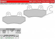 фото Колодки тормозные Brenta FT4064 (FDB631 ST)  FDB 631 FT 4064